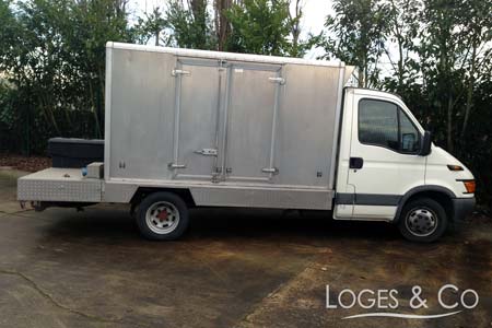 Camion régie mobile Loges and Co Paris