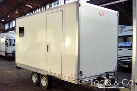 remorque Loges mobiles Loges and Co Paris