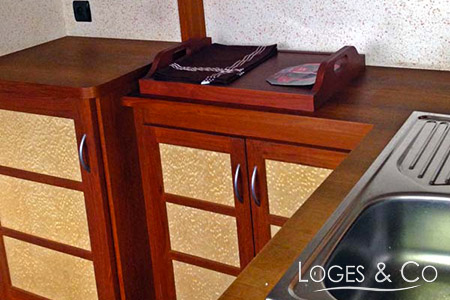 Loge XL Camion teck double-loge