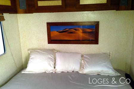 Loge XL Camion teck double-loge