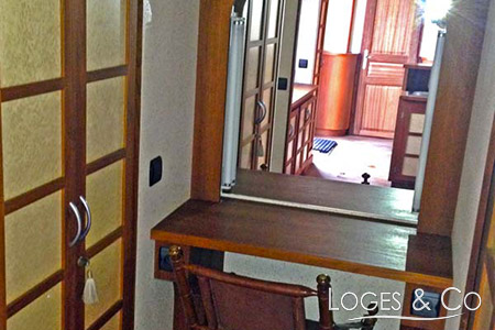 Loge XL Camion teck double-loge