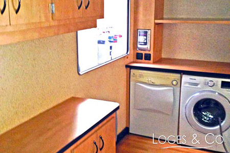 Loge XL Camion teck double-loge